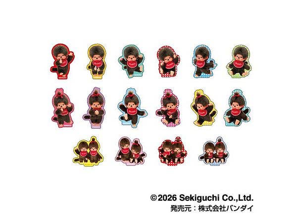 Monchhichi: Device Sticker Vol.3 1Box 16pcs