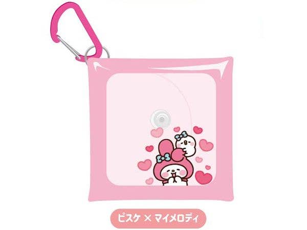 Kanahei's Small Animals: Kanahei's Small Animals x Sanrio Characters Multi-Purpose Clear Case (SS Size) - Piske x My Melody