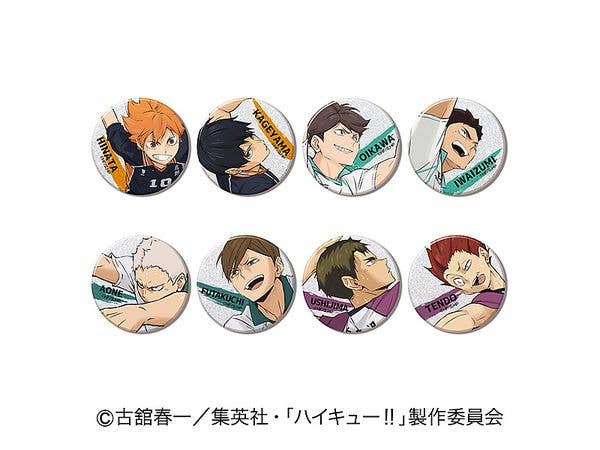 Haikyu!!: Glitter Can Badge A Box 1Box 8Pcs