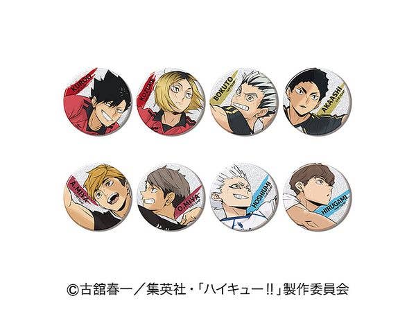 Haikyu!!: Glitter Can Badge B Box 1Box 8Pcs