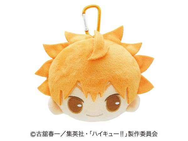Haikyu!!: Fluffy Face Pouch with Carabiner 01 Hinata Shoyo