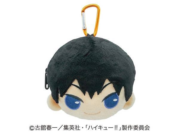 Haikyu!!: Fluffy Face Pouch with Carabiner 02 Kageyama Tobio