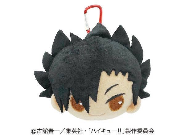 Haikyu!!: Fluffy Face Pouch with Carabiner 03 Kuroo Tetsuro
