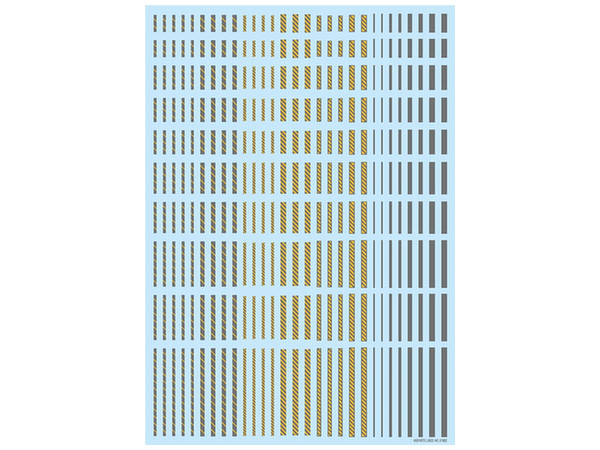 Line Decal 02 Gray + Yellow (1pcs)