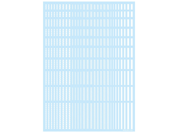 Line Decal 02 White (1pcs)
