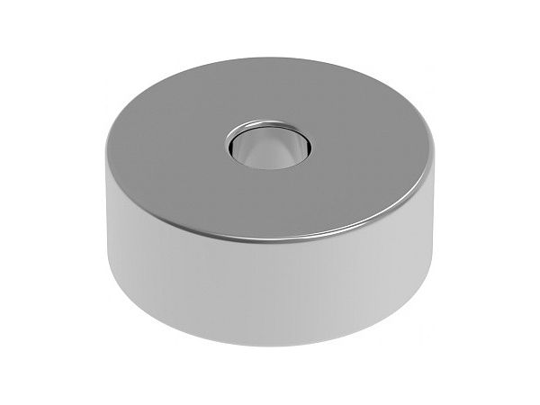 Neodymium Magnet N52 Round with Shaft Hole Diameter 5mm x Height 2mm (6pcs) (MGN5020H)
