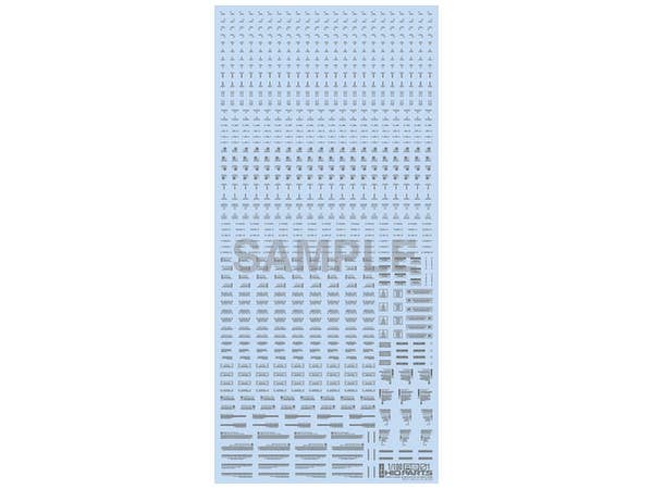 RB01 Caution Decal (1pcs) 1Color Gray