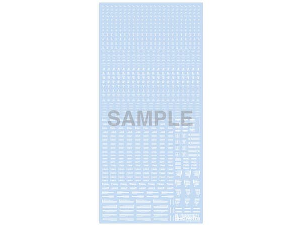 RB01 Caution Decal (1pcs) 1Color White