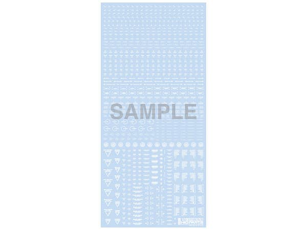 RB02 Caution Decal One Color White