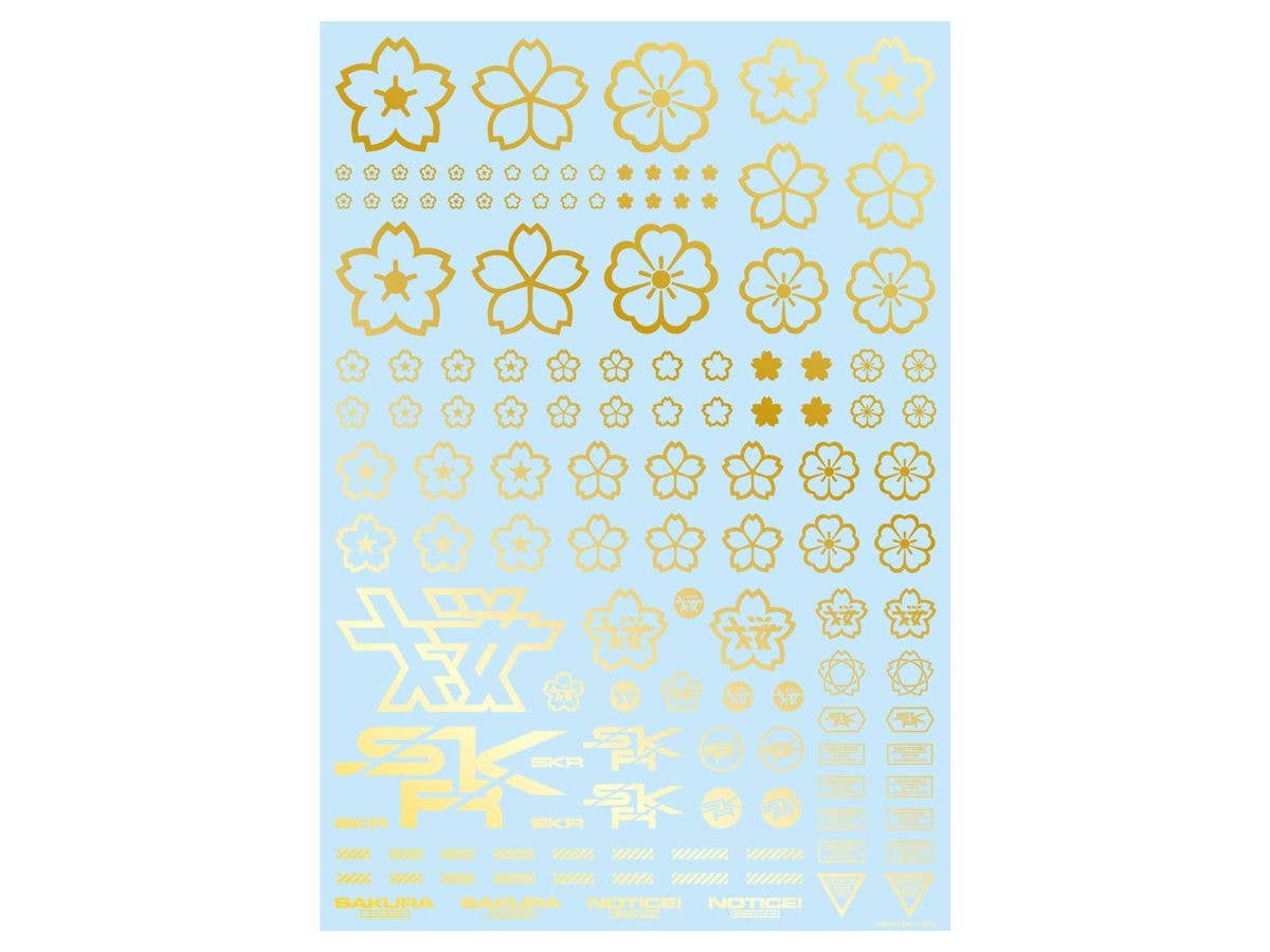 Cherry Blossom Decal Gold (1 pcs)