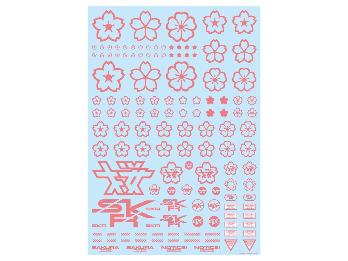Cherry Blossom Decal Pink (1 pcs)