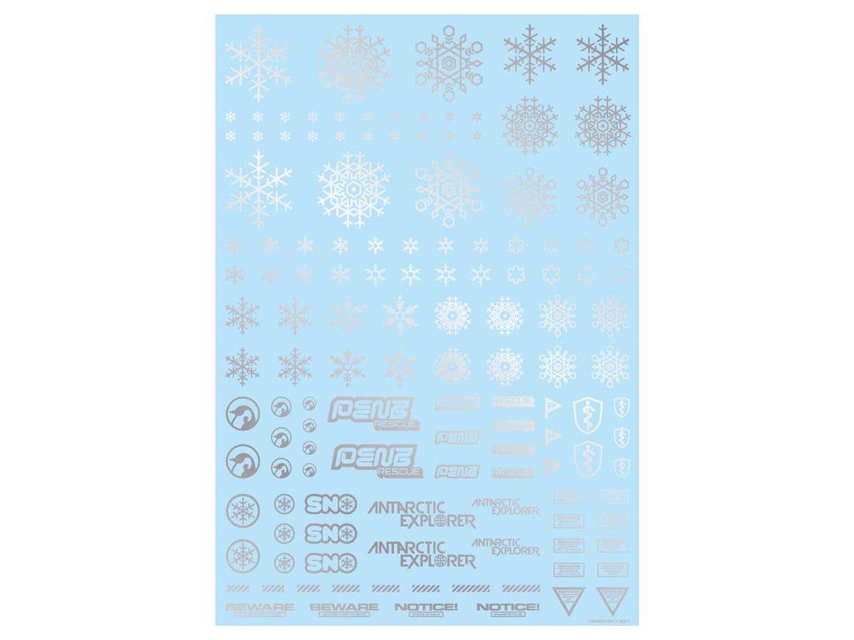 Snow Decal Silver (1 pcs)