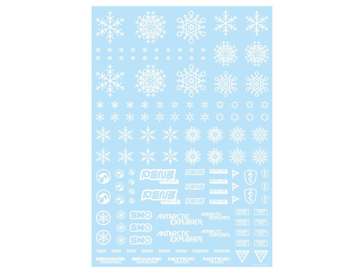 Snow Decal White (1 pcs)