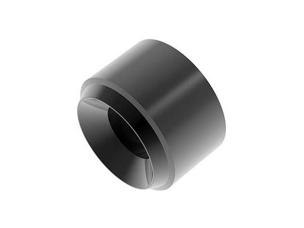Twin Pipe 2 Black 2.5mm (10pcs) (TP2-B25)