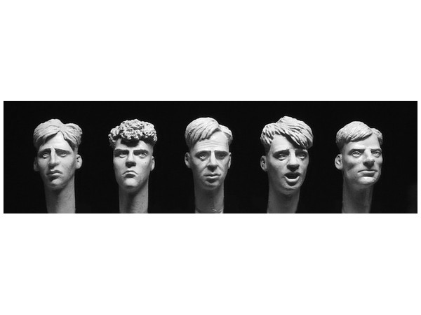 40-50's Short Back & Side Head Set (5 Type)