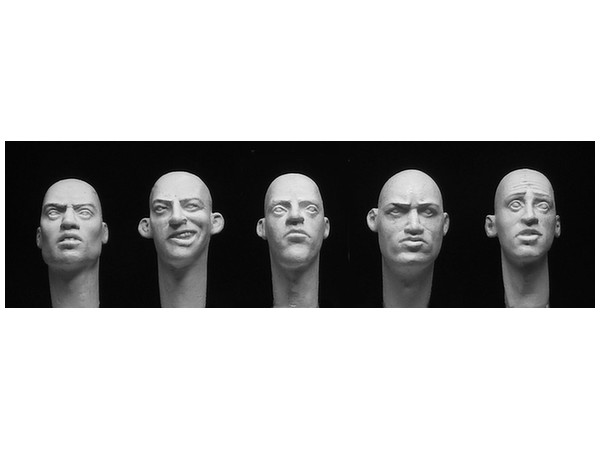 HH47 Caucasian Heads (5 Types)