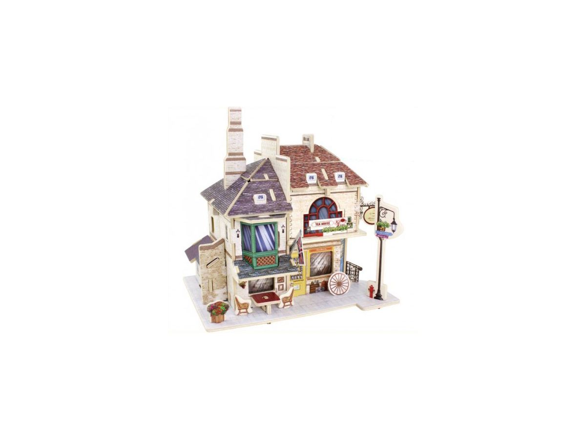 3D Wooden Craft England Tea House