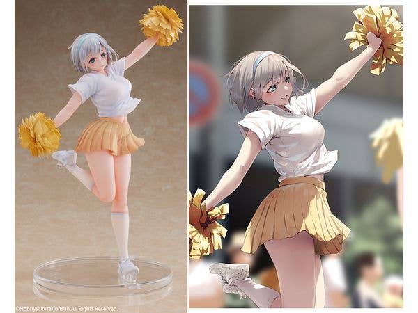 Cheerleader Riku illustration by jonsun Limited Edition Figure with Bonus
