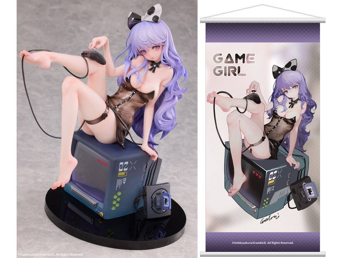 Game Girl illustration by Grandia Yuan Deluxe Edition