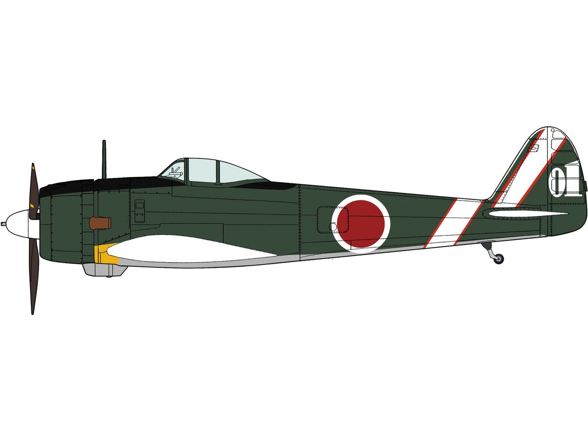 Nakajima Ki43-II Late Version Hayabusa (Oscar) 25th Air Squadron Unit 01