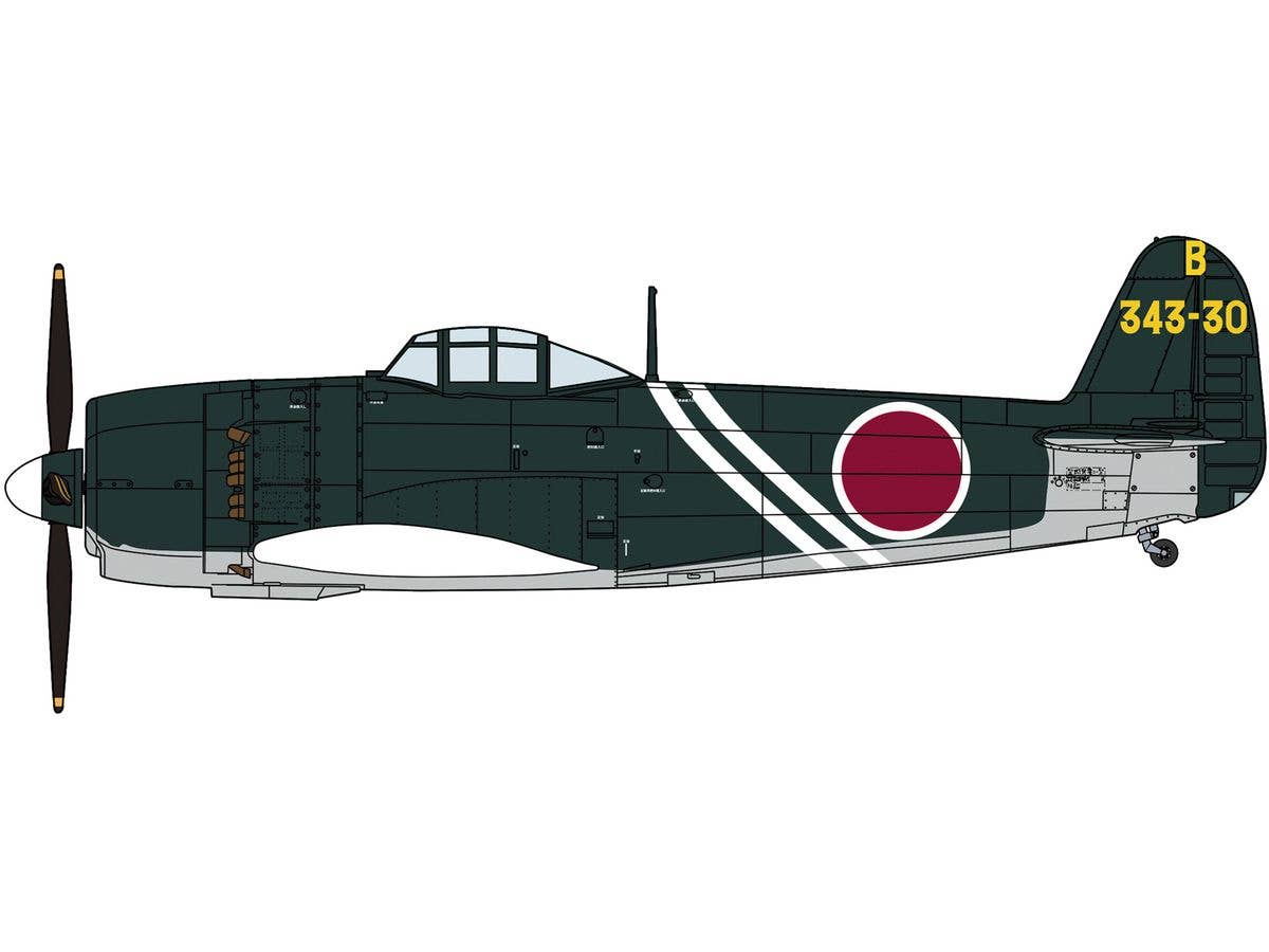 Kawanishi N1K2-J Shiden Kai (George) Late Version 343rd Air Group, Fighter Squadron 407