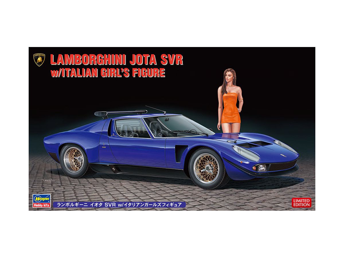 Lamborghini Jota SVR w/ Italian Girls Figures