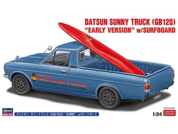 Datsun Sunny Truck (GB120) Early Type w/Surfboard