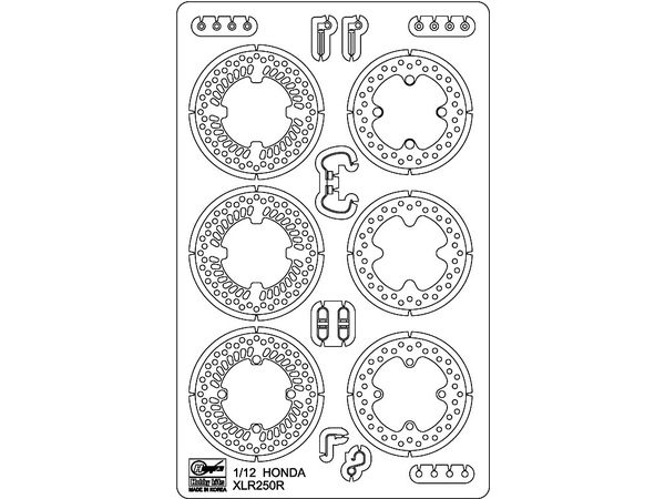Photo-Etched Parts For Honda XLR250R / XLR BAJA