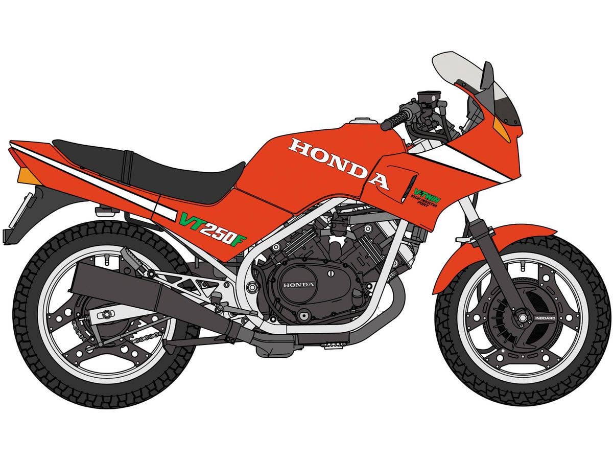 Honda VT250F (MC08) (1984) Red Color