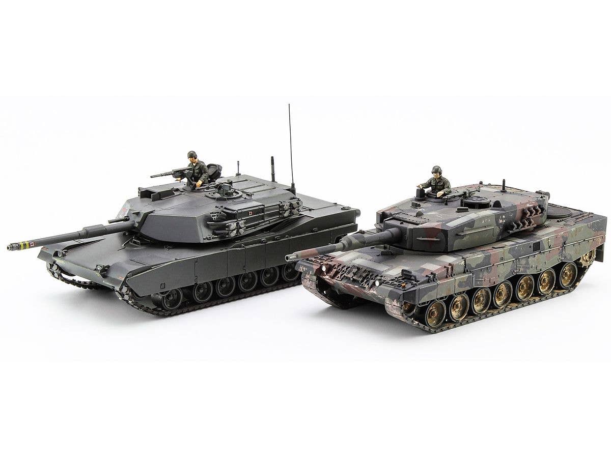 M-1 Abrams & Leopard 2 NATO Main Battle Tank Combo