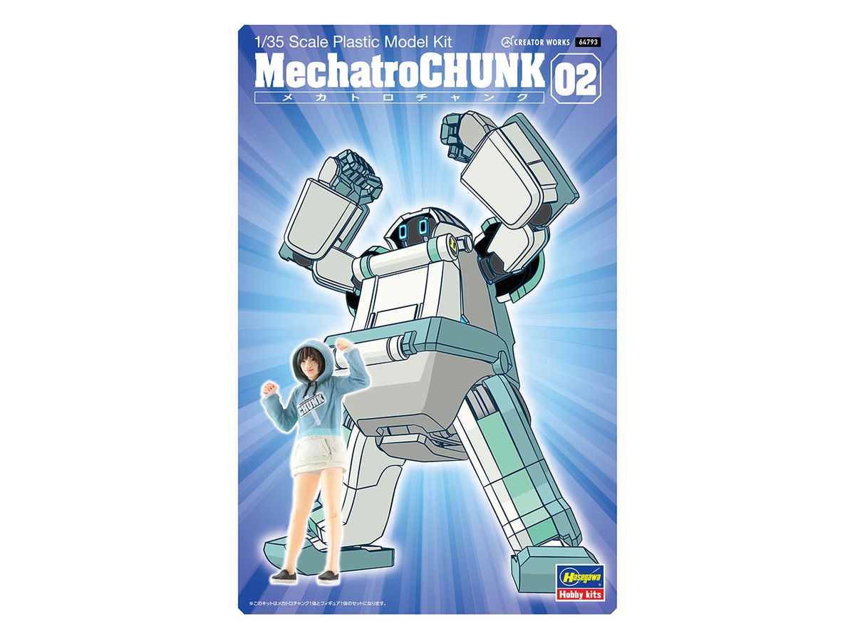 MechatroChunk No.02 Grayish Mint + Support Girl