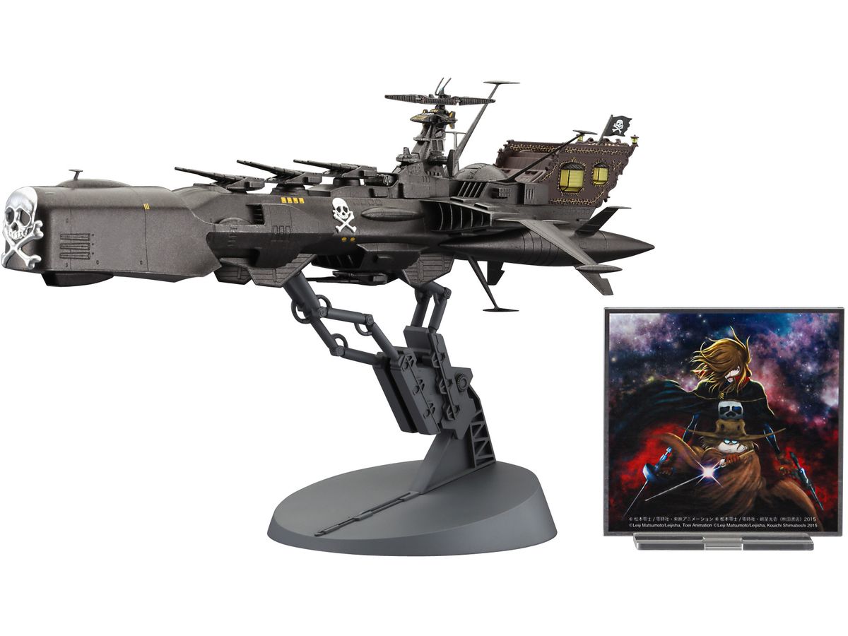 Captain Harlock Space Pirate Dimensional Voyage Space Pirate Battleship Arcadia Third Ship [Variant] Attack Enhanced Type w/Acrylic Stand Figure
