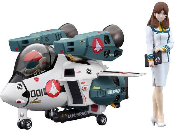 Misa Hayase w/VF-1S Super Valkyrie Egg Plane