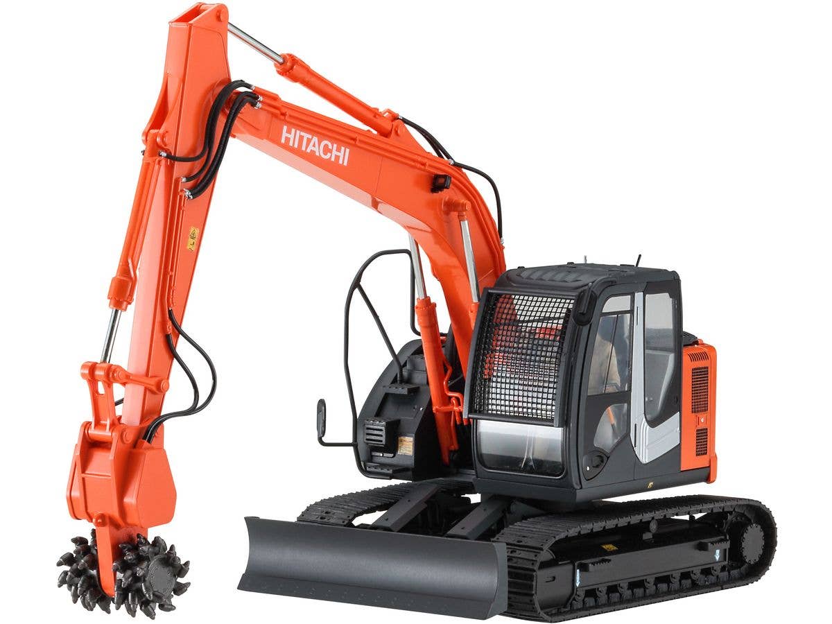 Hitachi Construction Machinery Hydraulic Excavator ZAXIS135US with Cutter Attachment (Tentative Name)