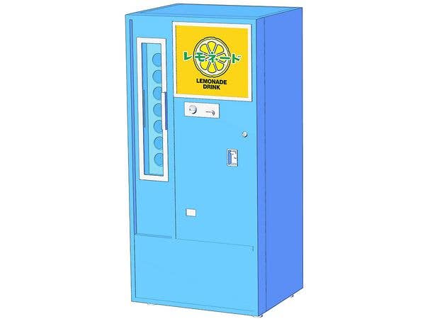 Nostalgic Vending Machine Bottled Juice