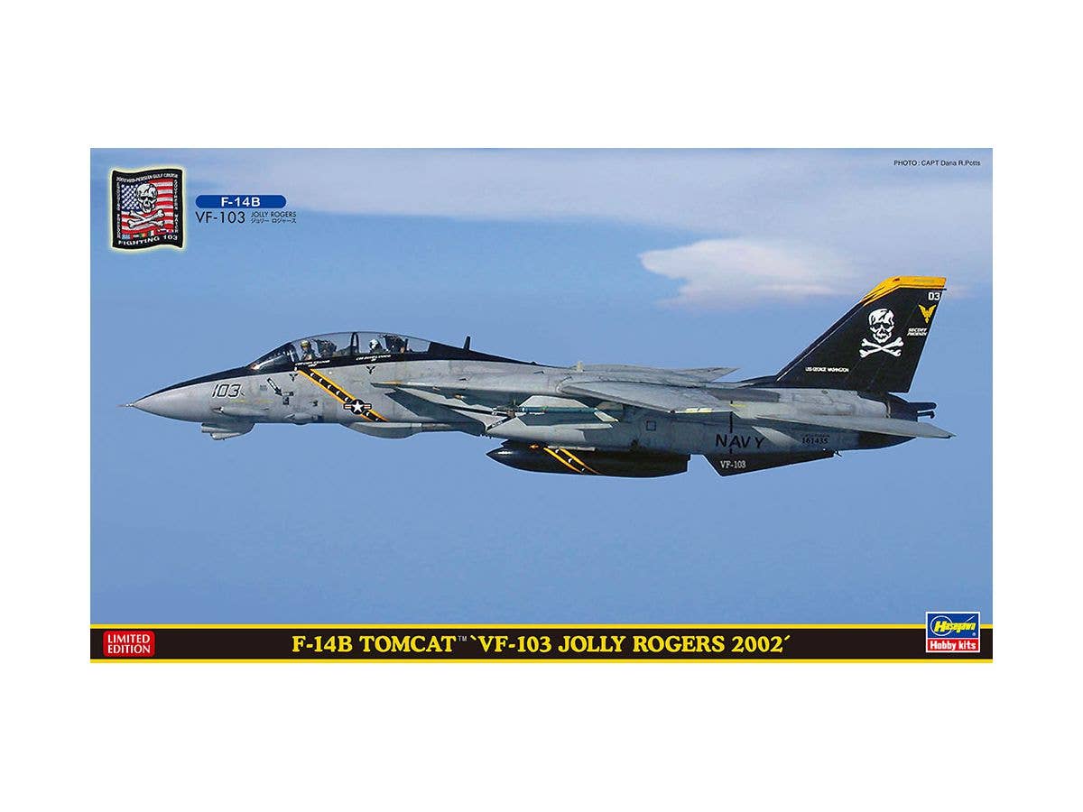 F-14B Tomcat VF-103 Jolly Rogers 2002 with Patch
