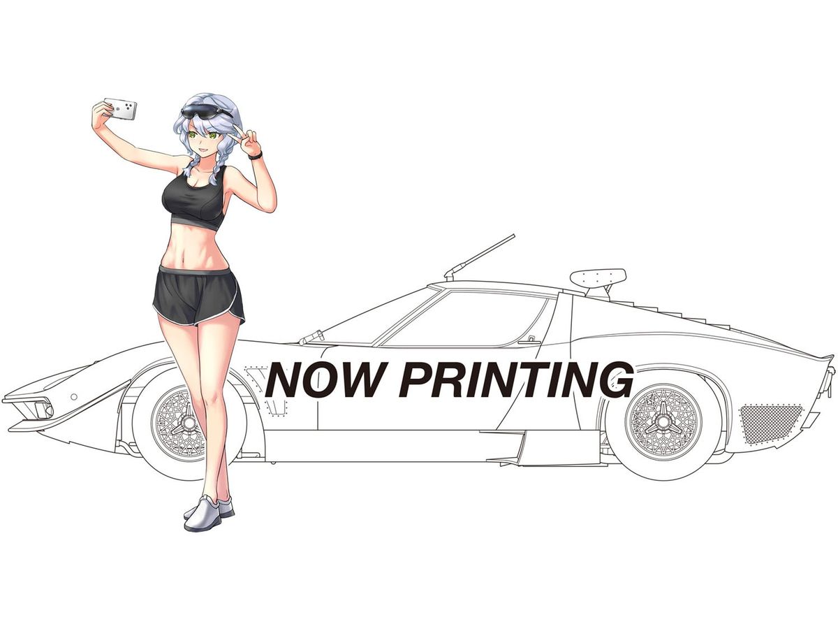 Wild Egg Girls No.06 Lamborghini Jota SVR w/ Sasha Ilyushina Figure