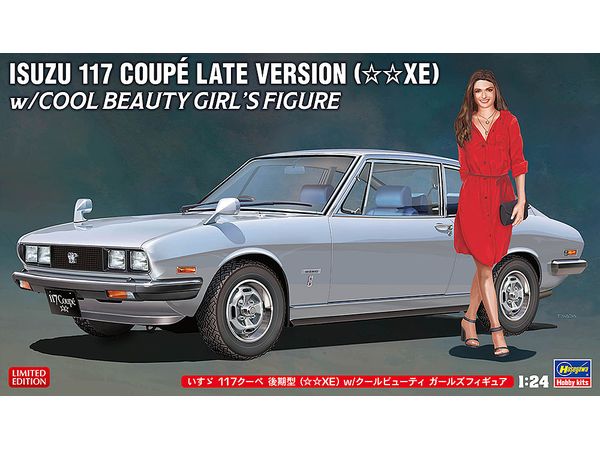 Isuzu 117 Coupe Late Model (XE) w/Cool Beauty Girls Figure