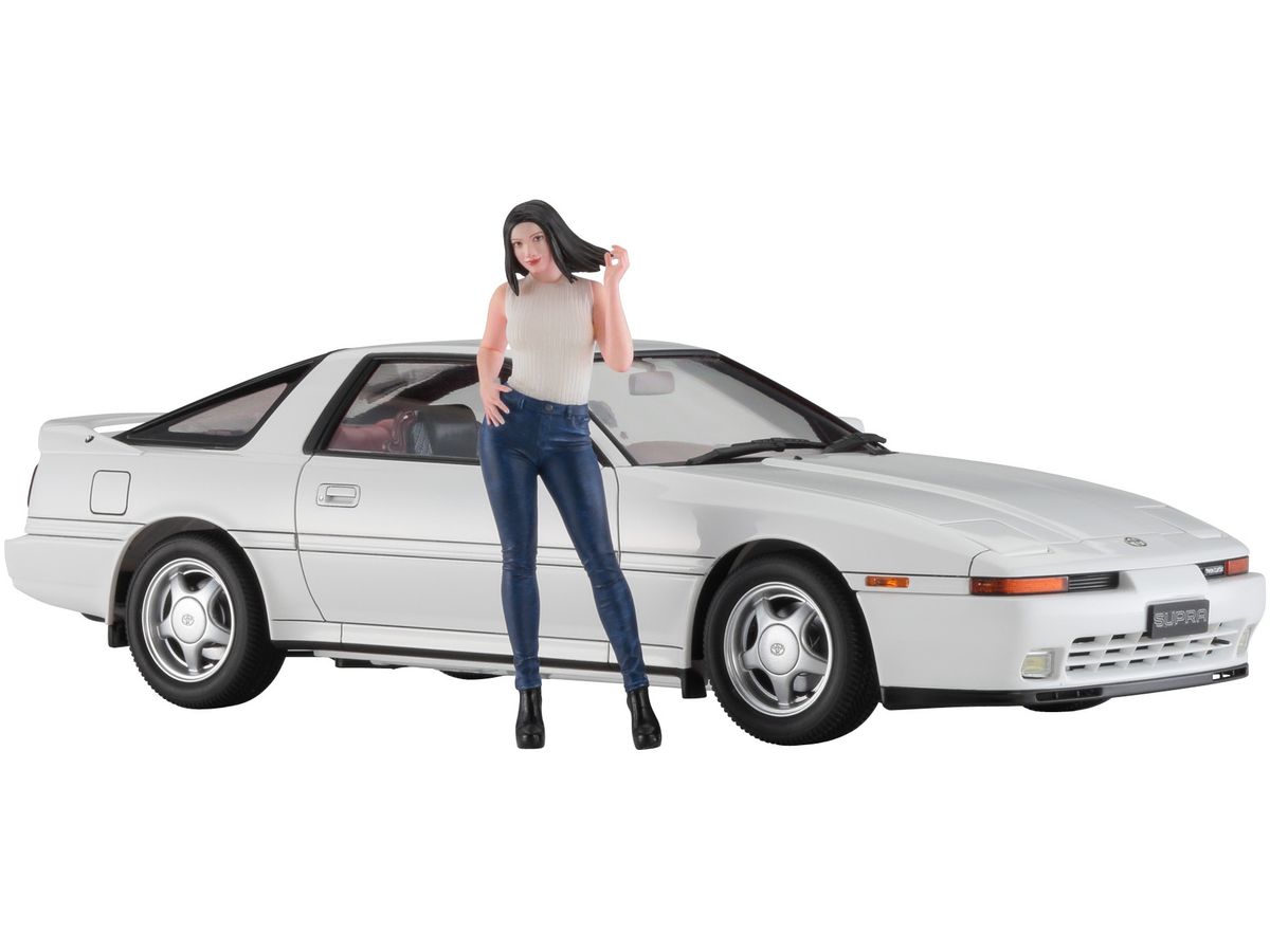 Toyota Supra A70 2.0GT Twin Turbo 1990 w/Girls Figure