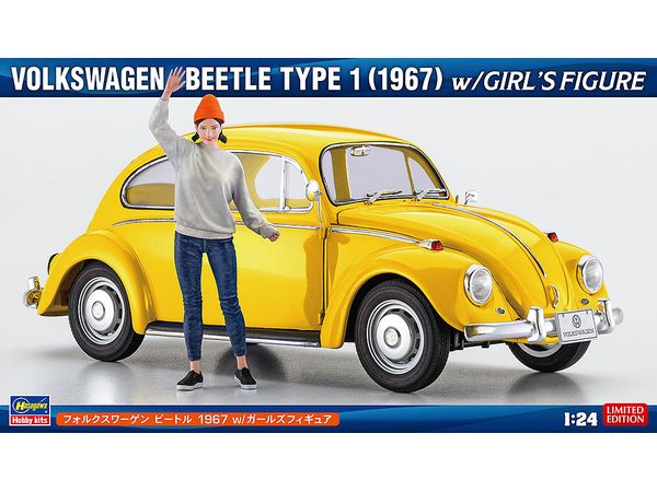 Volkswagen Beetle 1967 w/Girl Figure