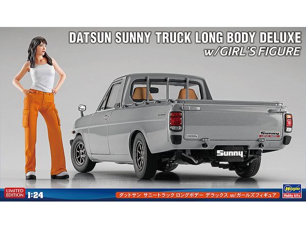 Datsun Sunny Truck Long Body Deluxe w/Girls Figure