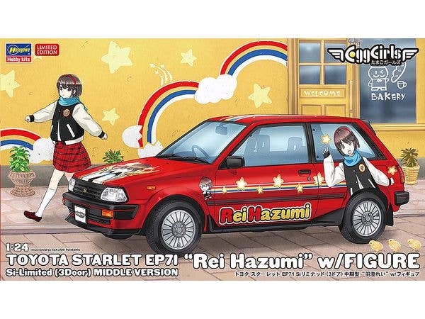 Toyota Starlet EP71 Si-Limited (3-Door) Middle Version Rei Hazumi w/Figure