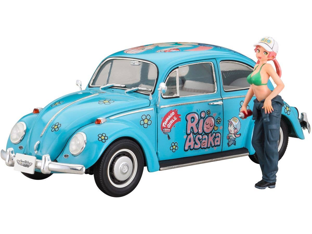 Volkswagen Beetle 1966 Rio Asaka w/Figure