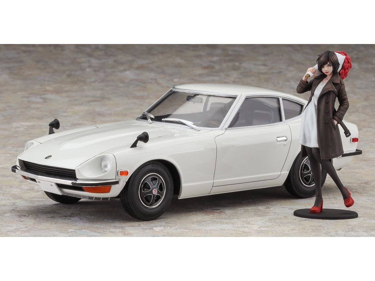 World Historic Cars & Pretty Girls Datsun 240Z w/Figure