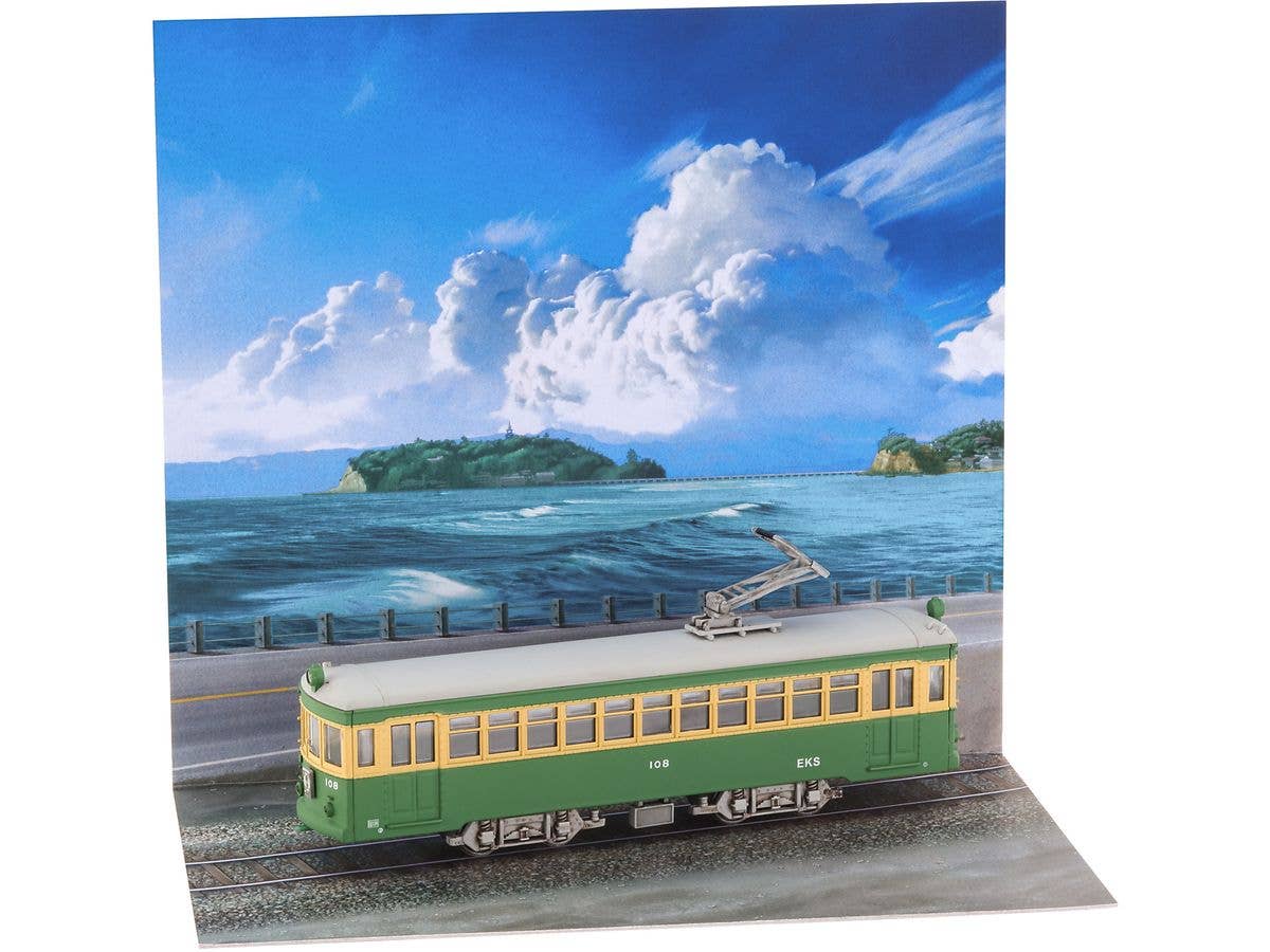 Enoshima Electric Railway Type 100 with Scenic Sheet