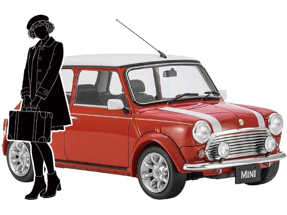 Mini Cooper w/Girl Figure