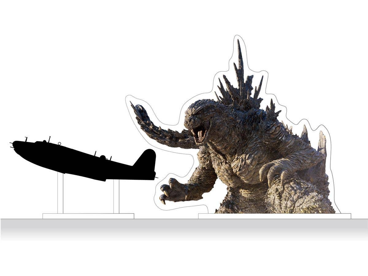 Godzilla Minus Zero Type 2 Flying Boat (Modified) w/Godzilla Diorama Set