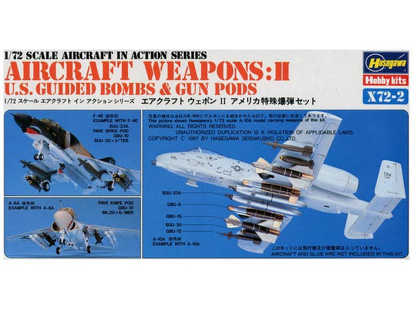 Aircraft Weapons II : US Guided Bombs & Gun Pods