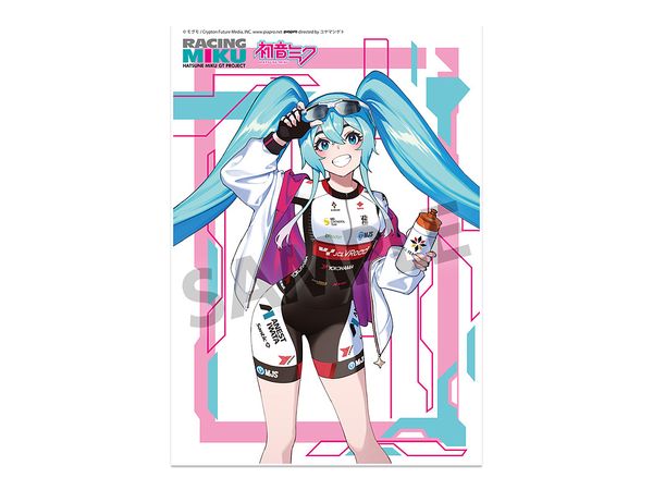 Racing Miku 2024 : JCL TEAM UKYO Support Ver. Visual Acrylic Plate