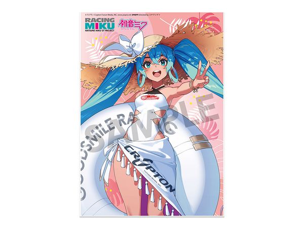 Racing Miku 2024 : Tropical Ver.  Visual Acrylic Plate